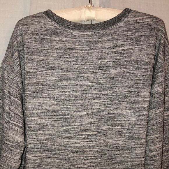 PINK VS L Heathered Gray Crewneck High Low Pullover Black Tie Dye PINK - Picture 4 of 15